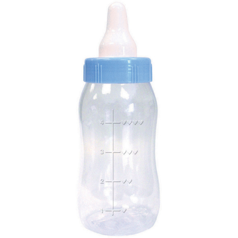 Plastic baby bottle best sale bank