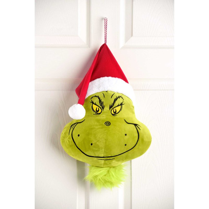 Grinch Christmas Tree Decoration, EIf Grinch Head Toy, for Christmas Tree 