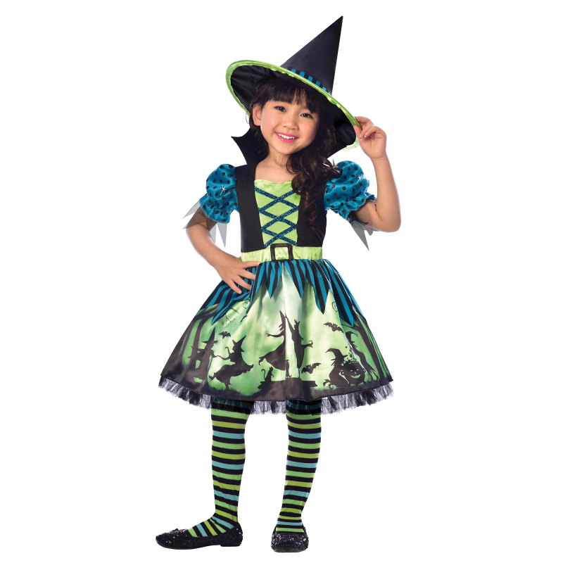 Costume Hocus Pocus Witch Girls 3-4 Years : Amscan Asia Pacific