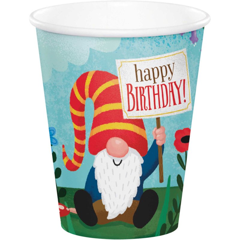 Party Gnomes Cups Paper 266ml Amscan Asia Pacific