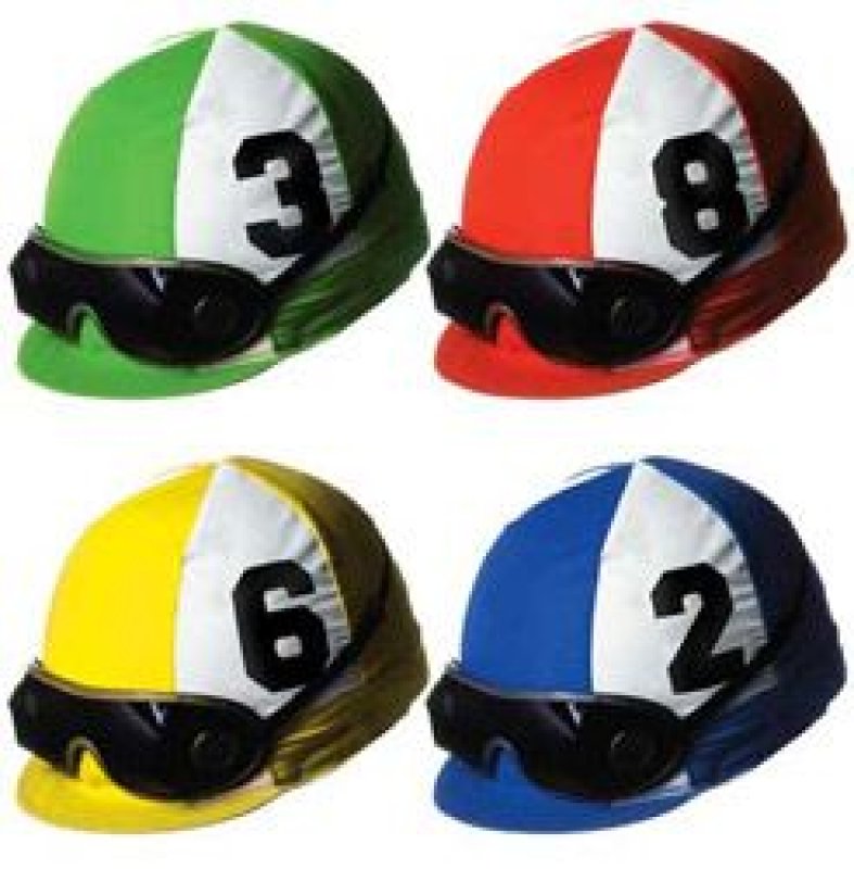 Jockey Helmets Cutouts : Amscan Asia Pacific