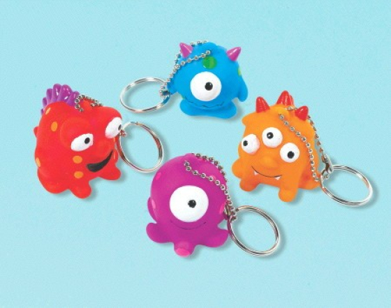 Value Pack Favor - Monster Keychains : Amscan Asia Pacific