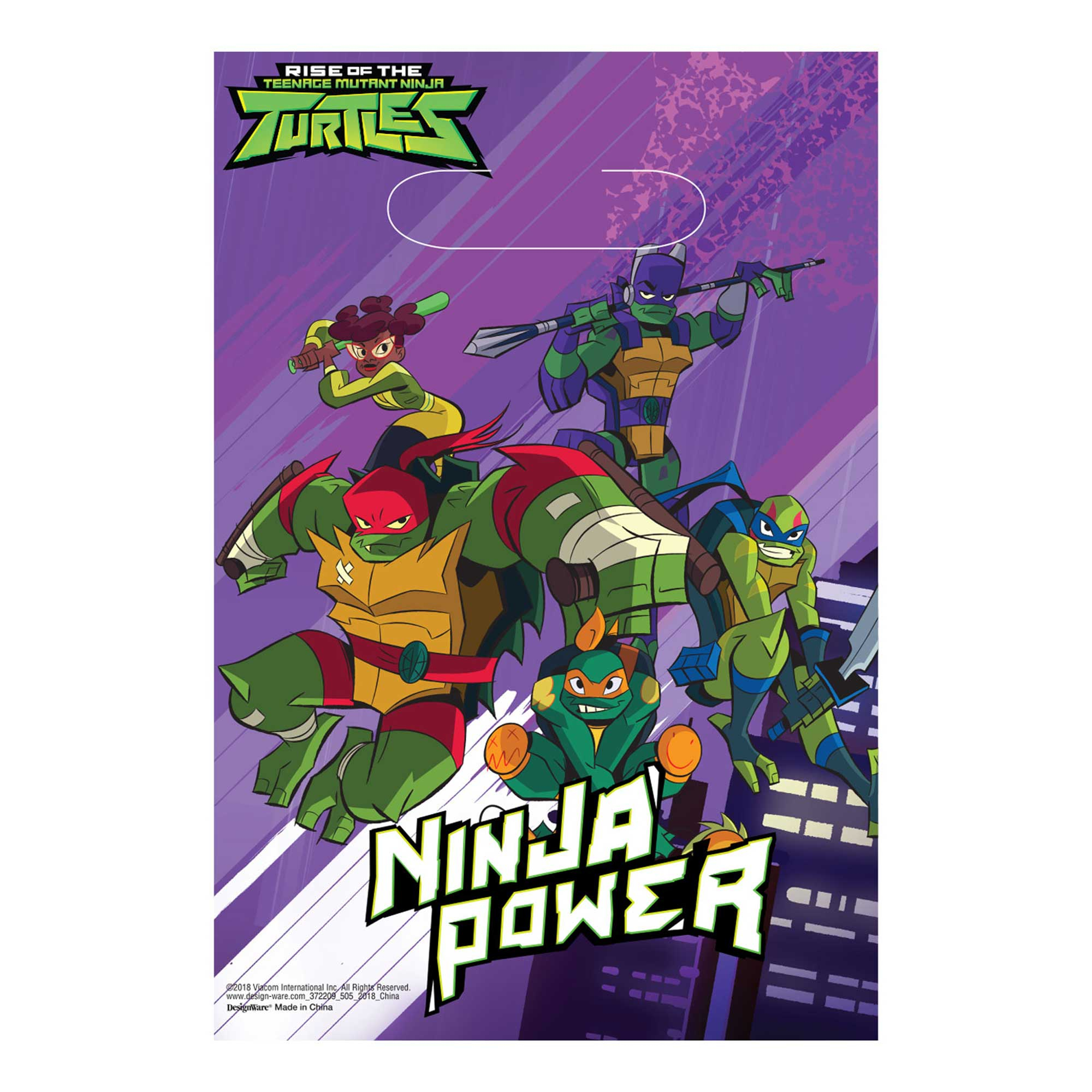 Amscan 8 PIATTI NINJA TURTLES CM 18122731BIGIEMME S.R.L. 