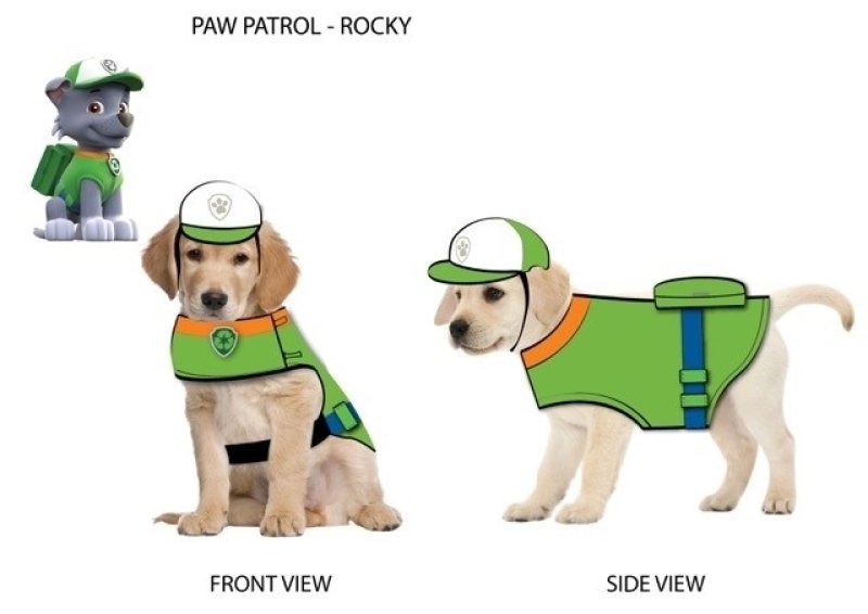 Paw Patrol Dog Costume Rocky-Green : Amscan Asia Pacific