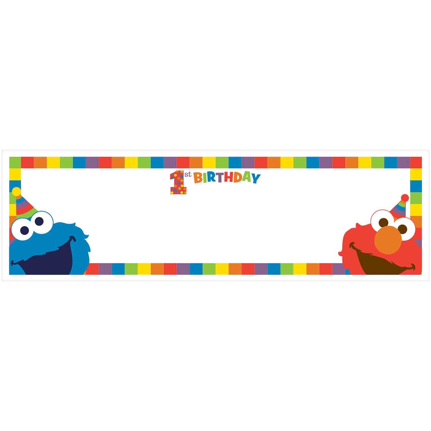 Sesame Street : Amscan Asia Pacific With Sesame Street Banner Template