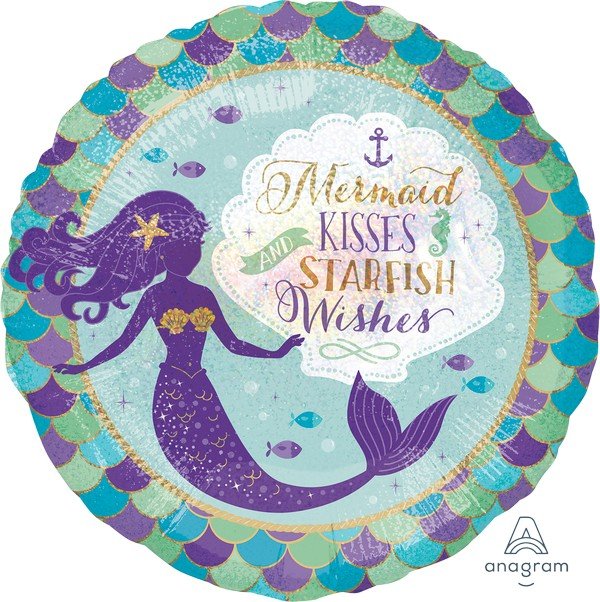 110508 color deseos de sirena amscan Mermaid Wishes Centro de mesa 