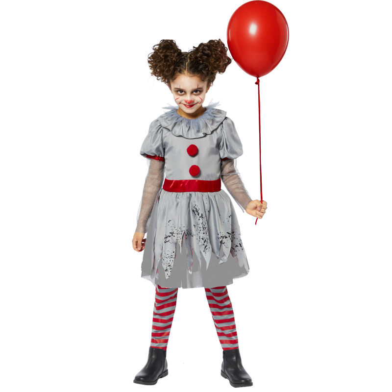 Costume Bad Clown Girls 12 14 Years Amscan Asia Pacific