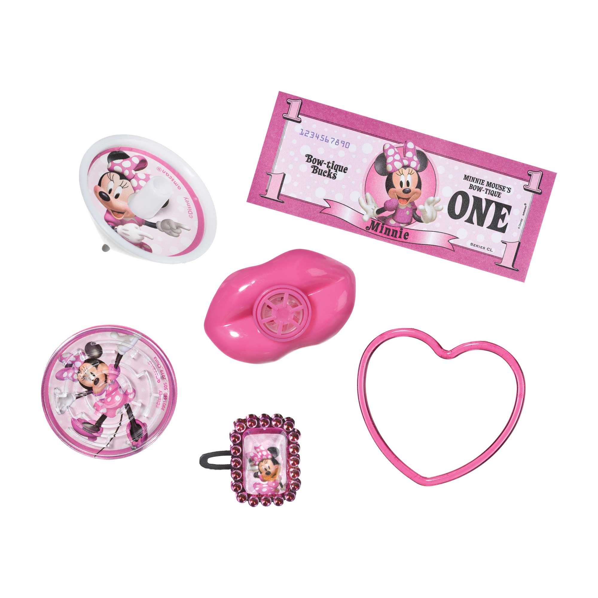 Birthday Disney© Minnie Mouse Happy Helpers Collection Pink 398847 amscan Wall & Table Decoration Kit 6 Kits 